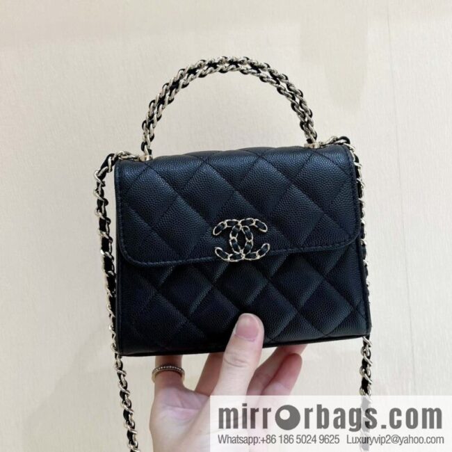 wsxc1692029726198_0-800x800fp5jcsbcyhr76592_20250719071738.jpg CHANEL 23P spring and summer trailer series Kelly leather handle bag AP3237 black