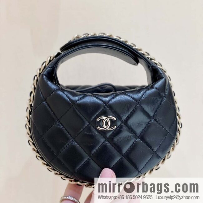 wsxc1692038742578_0-800x800jodwl5dswkc75826_20250719071139.jpg CHANEL 23C early spring vacation new pouch hula hoop AP3095 black