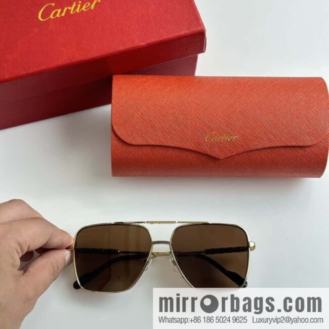 Cartier Cartier New Unisex Universal Sunglasses