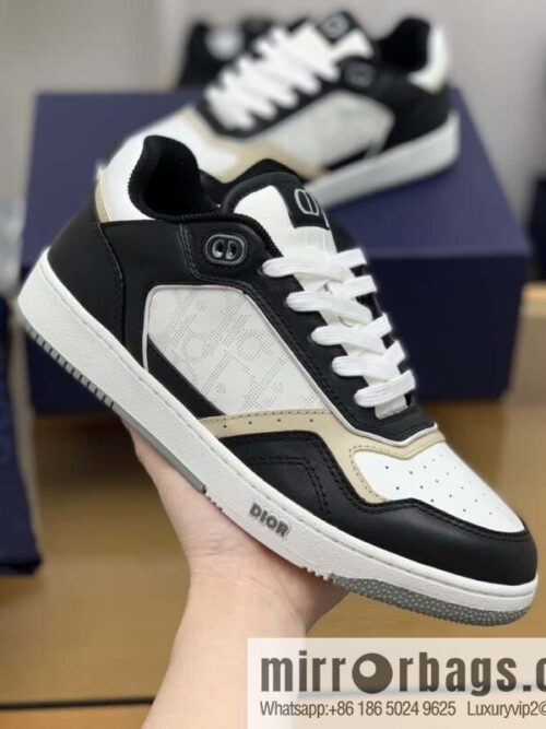 wsxc1692111173386_4-800x800k3koqh15541185606_20250708212006.jpg Dior uses black smooth cow leather (fabric) to carefully make B27 low-top sneakers