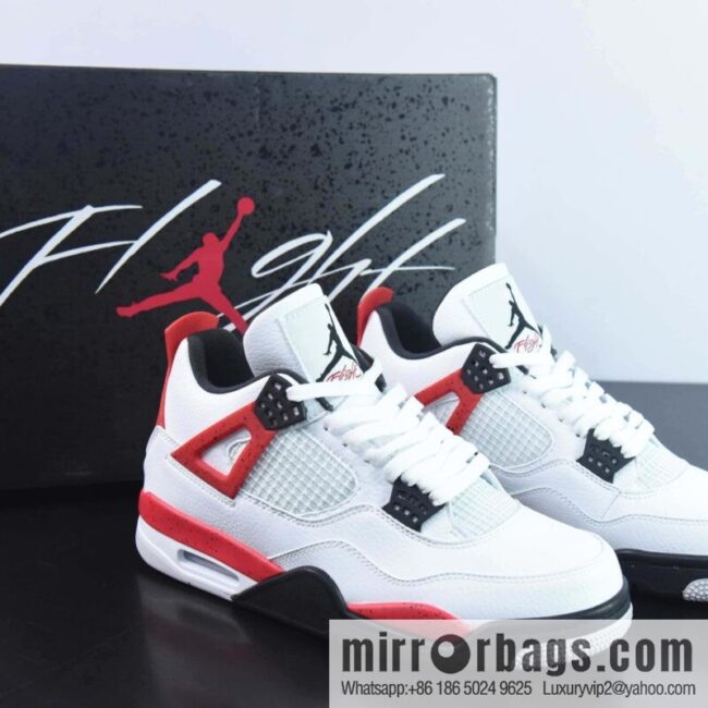 Air Jordan 4 Red \"Cement\" AJ4 Joe 4 red cement, reverse flame red, item number: DH6927-161