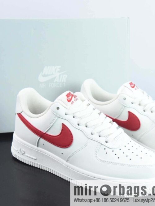 wsxc1692455456980_4-scaled-800x800pphs5exfcvz182242_20250708194202.jpg Nk Air Force 1 \'07 Low first year re-engraved, milky white red, campus red, Air Force No. 1 low-top casual board shoes, item number: 315122-126