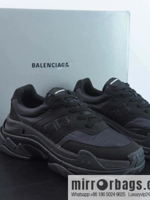 wsxc1692544549040_4-scaled-800x800xpk2wn0ioid182133_20250708193731.jpg Balenciaga Triple S Mule Low Sneaker \"Black/White\" \"silk black LOGO\" 524039 W1F3 0102