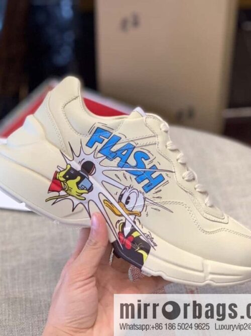 wsxc1692812306155_3-800x8002djrre3lytu178511_20250708175102.jpg GUCCI Donald Duck printed decoration Unisex new dad shoes