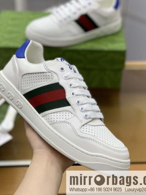 wsxc1692897210314_4-800x800keuio5qujch178315_20250708174425.jpg GUCCI side trim classic double G white leather men\'s casual shoes
