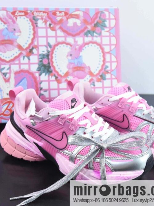 wsxc1693062182710_4-scaled-800x800e4zhpqdsfh3178106_20250708173427.jpg Nike V2K Run Runtekk strap-on dip-dye old special gift box durable breathable low-top running shoes, women\'s pink silver, item number: FD0736-001