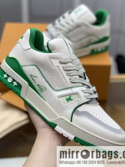 wsxc1693067918222_4-800x800tq2w4vcv3iz177933_20250708172212.jpg LV White Calfskin Vuitton Logo His & Hers Sports Casual Shoes