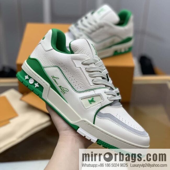 wsxc1693067918222_4-800x800tq2w4vcv3iz177933_20250708172212.jpg LV White Calfskin Vuitton Logo His & Hers Sports Casual Shoes