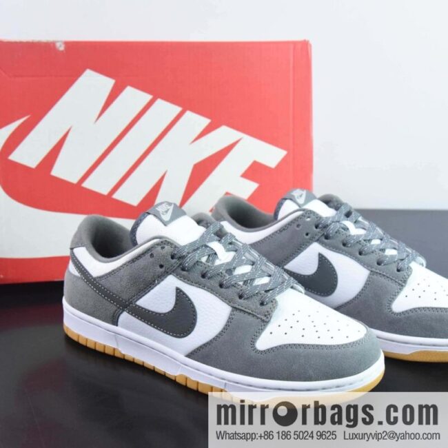 Nike Dunk Low \"Grey Gum\" grey raw rubber low sneakers FV0389-100