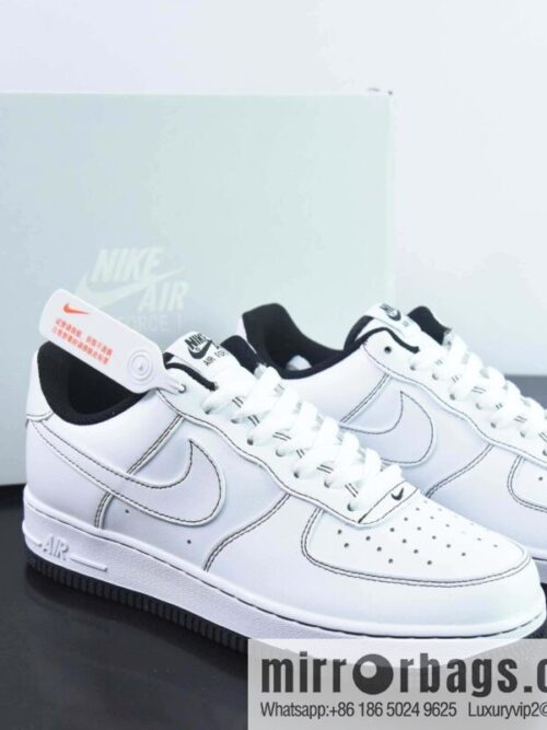 wsxc1693321144893_4-scaled-800x800113ejjssued175928_20250708160543.jpg Nike Air Force 1 Low Air Force One low-top versatile recreational sports shoes black stitching item number: CW1575-104