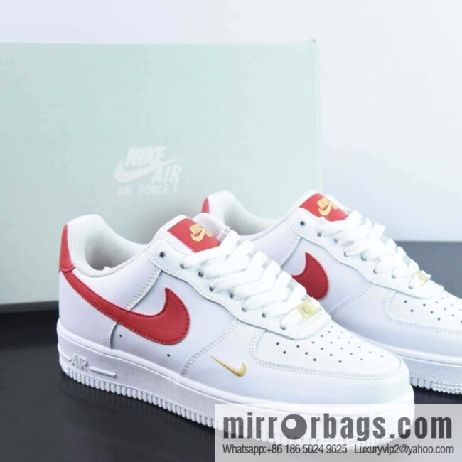 wsxc1693321153796_4-scaled-800x800alhnml0ss4l175851_20250708155916.jpg Nike Air Force 1 Low Air Force One low-top versatile leisure sports shoes, white and red small gold hook, item number: CZ0270-104