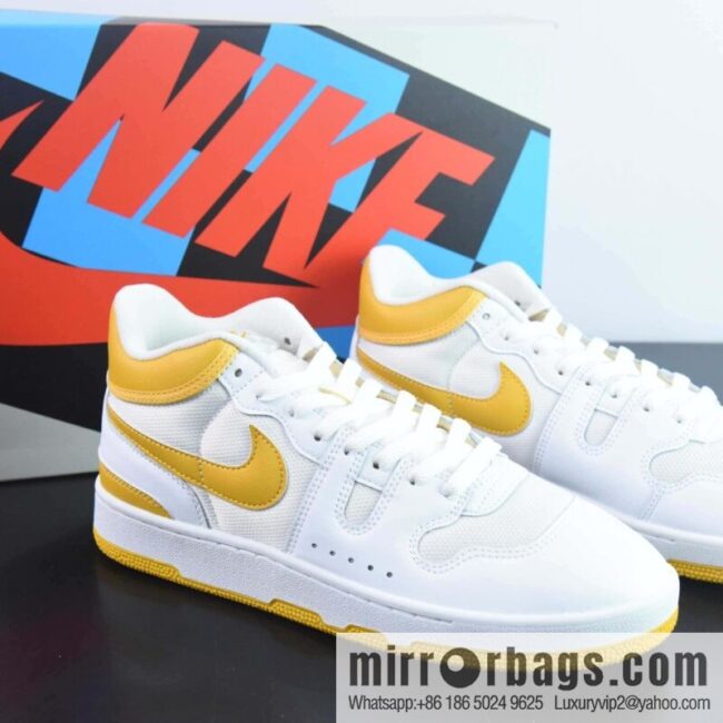Nk Mac Attack QS \"Light Smoke Grey/Black/White\" Casual Sports Tennis Board Shoes \"OG Yellow and White\" FB8938-102