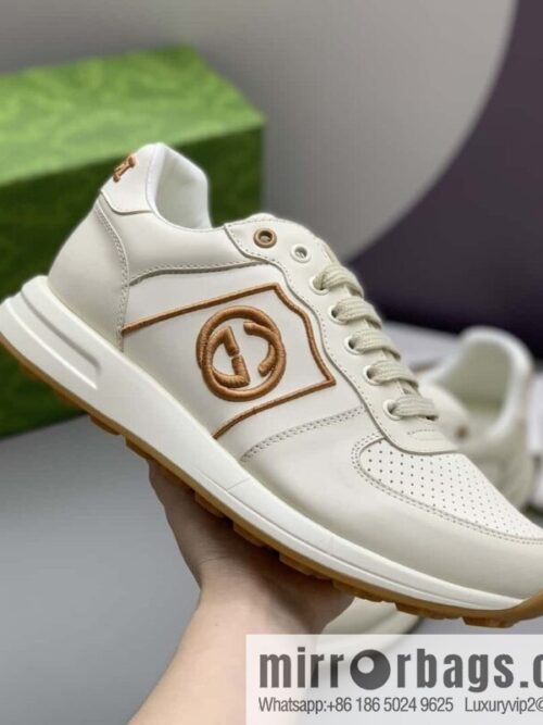 wsxc1693509785163_4-800x800ujyvzwa3w0j175565_20250708154149.jpg GUCCI beige leather embroidery logo men\'s sports and leisure shoes