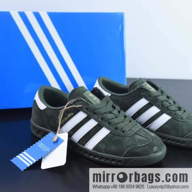 Adi AD Originals Hamburg City series low-top classic retro German training style casual sports shoes, item number: GW9641