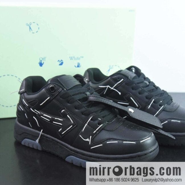 OFF-WHITE Out Of Office series low-top retro versatile casual sports shoes