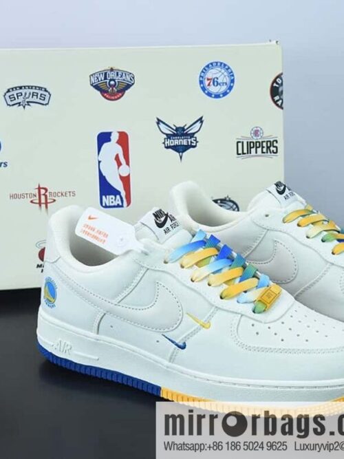 wsxc1693826940162_4-800x800fwpgftwxsld171223_20250705212930.jpg NK Air Force 1 Air Force One \"Canvas Golden State Warriors Beige Purple Yellow Blue Mini Double Hook\" Official Item Number: NA2022-004