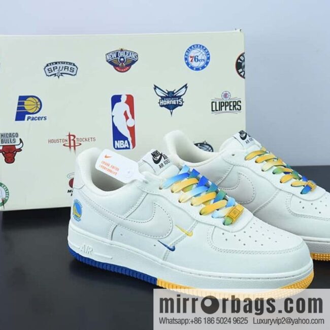 wsxc1693826940162_4-800x800fwpgftwxsld171223_20250705212930.jpg NK Air Force 1 Air Force One \"Canvas Golden State Warriors Beige Purple Yellow Blue Mini Double Hook\" Official Item Number: NA2022-004