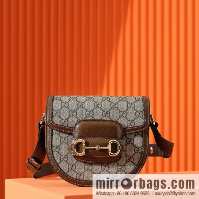 GUCCI HORSEBIT 1955 MINI ROUNDED BAG 760191 92TCG 8563