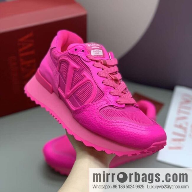 VALENTINO Valentino, logo design, low-top casual sneakers for couples