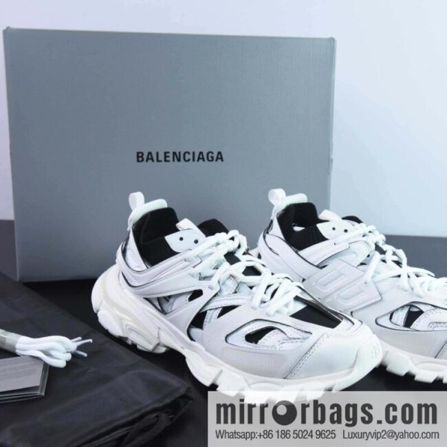 Balenciaga BALENCIAGA Track Trainers 3.0 generation retro \"white and black sneakers\" 542436 W2FSC 9081