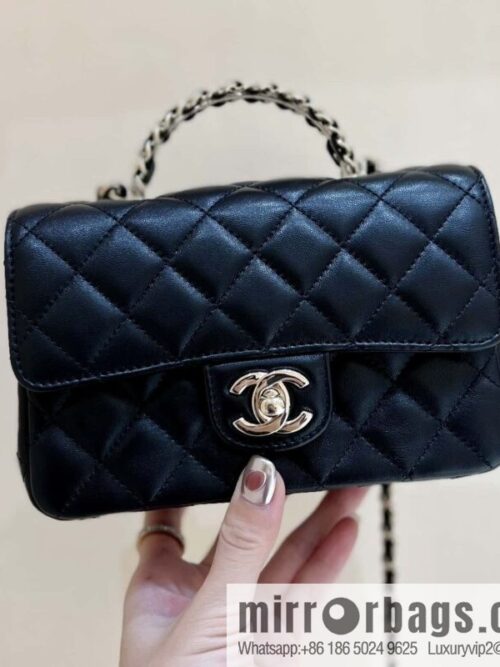wsxc1694793594129_0-800x800zwyznauv0tg57287_20250719001400.jpg CHANEL 23A Advanced Handicraft Series CF Rhinestone handle mini AS4023