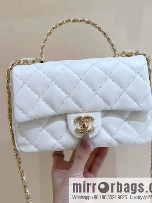 wsxc1694794159773_0-800x800ot4uwlxy5br57238_20250719001341.jpg CHANEL 23S spring/summer series CF handle mini AS4023 white