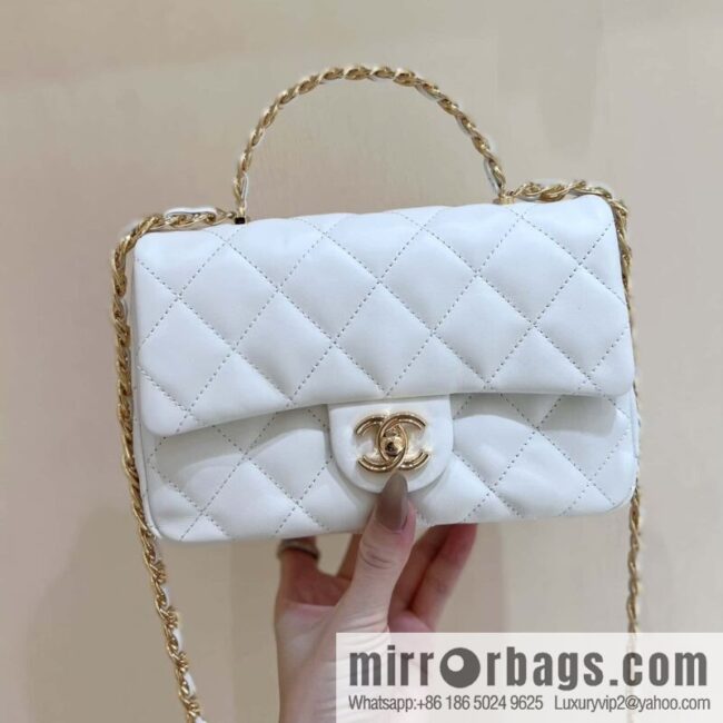 wsxc1694794159773_0-800x800ot4uwlxy5br57238_20250719001341.jpg CHANEL 23S spring/summer series CF handle mini AS4023 white