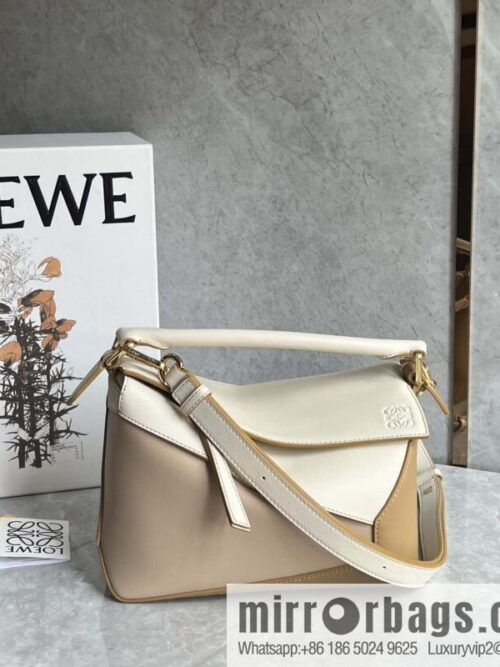 wsxc1695053157284_0-800x800a5gpa3uiayc56131_20250719000147.jpg LOEWE Puzzle 24CM bag leather small geometric bag 0681 milk tea color matching