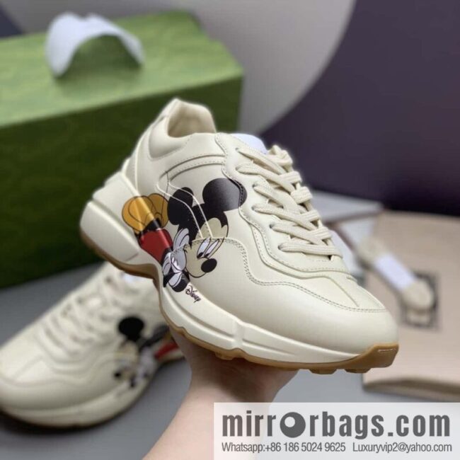 GUCCI men\'s and women\'s retro sneakers