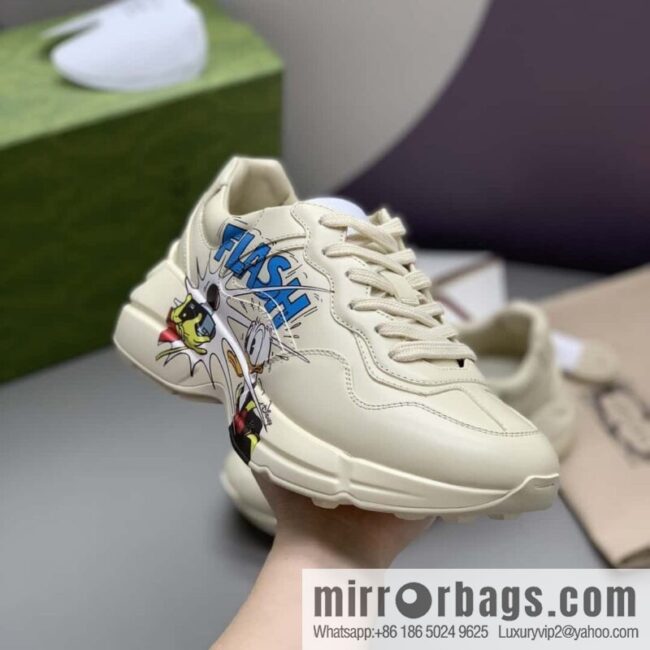 GUCCI men\'s and women\'s retro sneakers