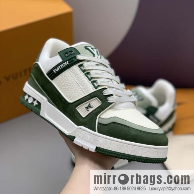 LV Vuitton logo, sports and leisure shoes for couples