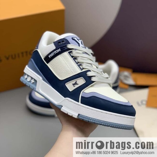 LV Vuitton logo, sports and leisure shoes for couples