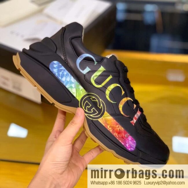 GUCCI men\'s and women\'s retro sneakers