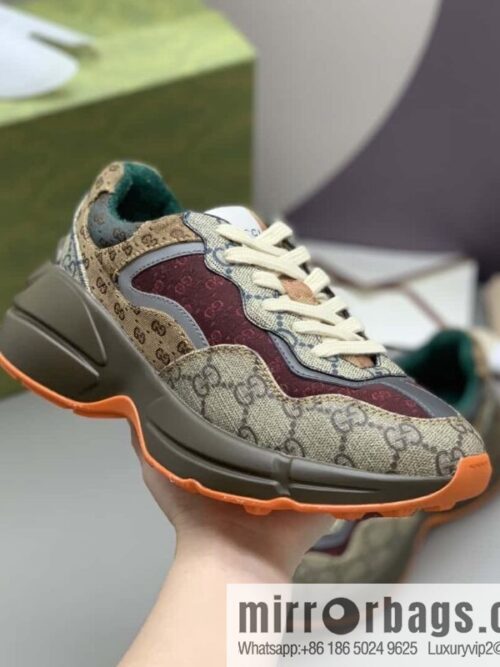 wsxc1695579419283_4-800x800i3rrl3jeegg167279_20250705192549.jpg GUCCI beige/brick red classic GG canvas, retro sneakers for men and women
