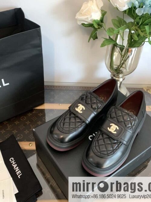 wsxc1695665726541_0-800x800ayh0winbkjy167190_20250705192258.jpg CHANEL Xiaoxiang rhombus metal buckle platform loafers