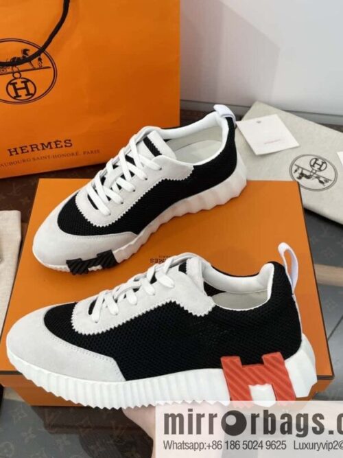 wsxc1695919043382_0-800x8003bu00cdlj3s166685_20250705190618.jpg Hermes black and white panda mesh breathable sneakers