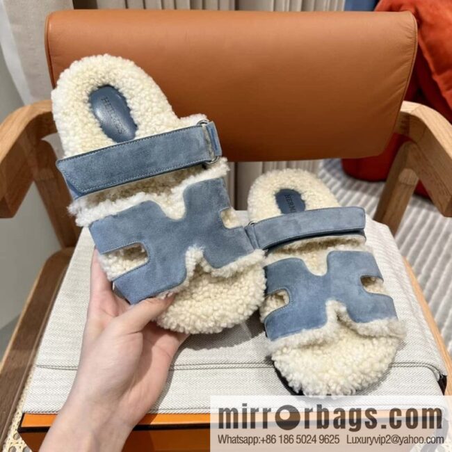 wsxc1696085003628_1-800x800cdfpabdiog2166462_20250705185921.jpg Hermès Lamb Wool Chypre Sandals