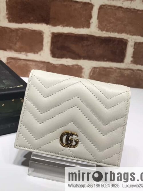 wsxc1696266249957_0xada22egwwz50162_20250718042544.jpg GUCCI GG Marmont series card holder 466492 meters white