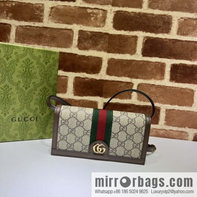 GUCCI Ophidia series GG mini handbag 723619 brown