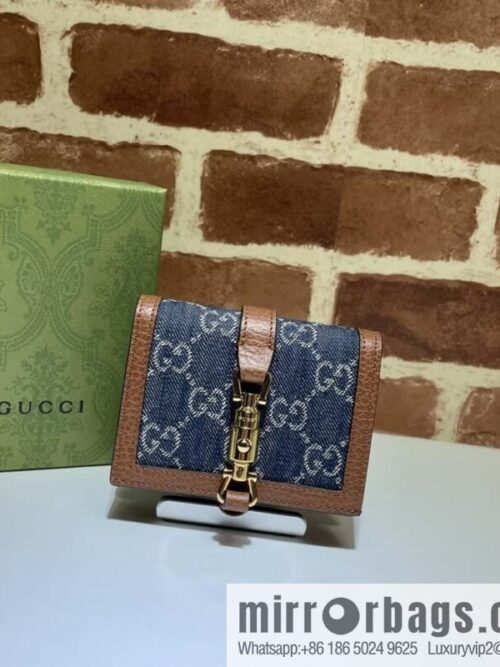 wsxc1696268430139_0-800x800fwojn4ohhqr50091_20250718042437.jpg GUCCI Jackie 1961 series card holder 645536 blue denim