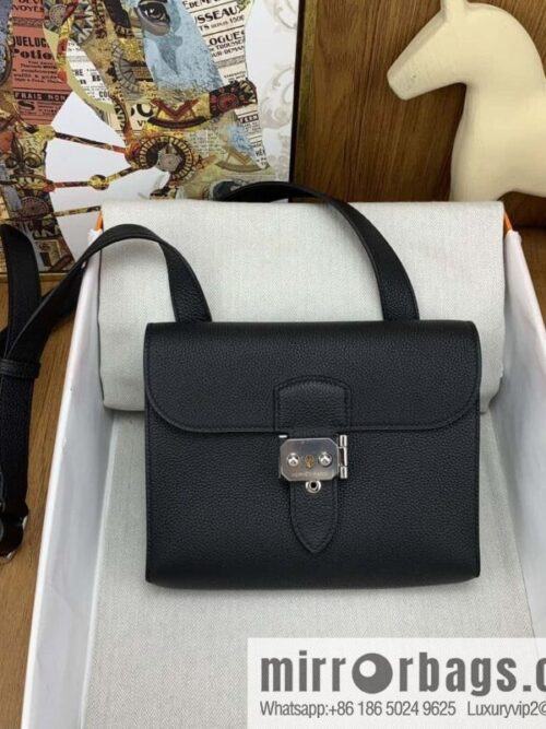 wsxc1696345160528_0-800x8003cbrgjdxkw149736_20250718042010.jpg Hermès Messenger Bag Sac a depeches 21cm togo leather black silver buckle