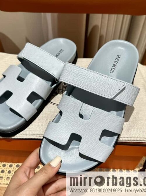 wsxc1696347966141_0-800x80051umbckmgtl166249_20250705185342.jpg Hermès second uncle shoes 🐎🐎 palm print fog blue