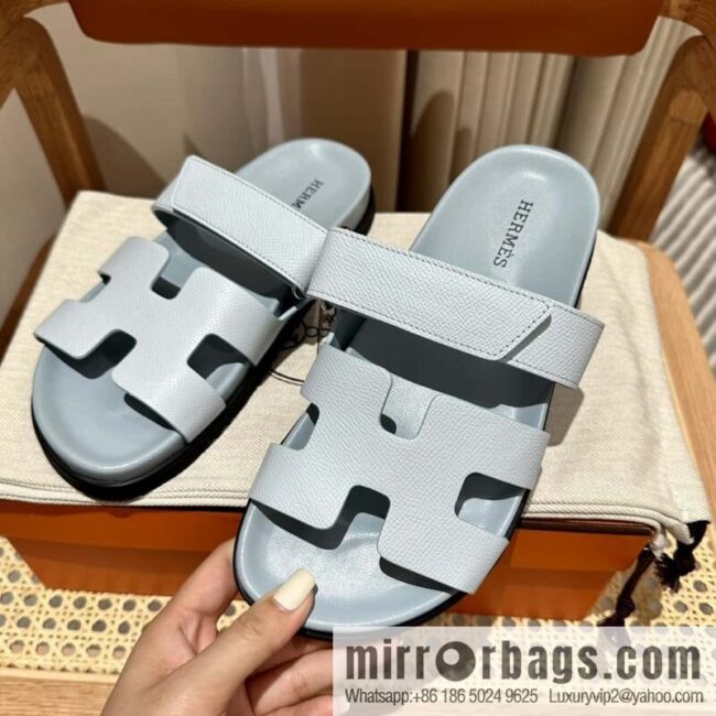 wsxc1696347966141_0-800x80051umbckmgtl166249_20250705185342.jpg Hermès second uncle shoes 🐎🐎 palm print fog blue