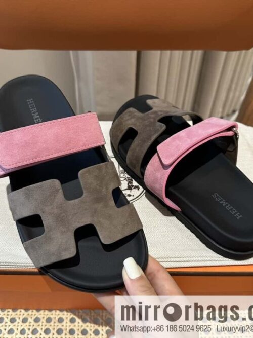 wsxc1696349844138_8-800x800opu4soc23fw166050_20250705184742.jpg Hermès second uncle shoes 🐎🐎 Yangjing army green and pink