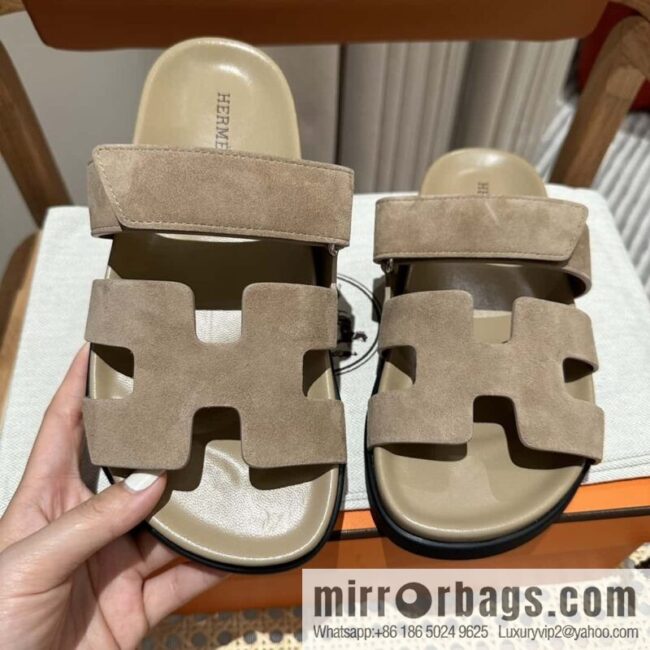 wsxc1696349968430_0-800x800yuvrqqyxkir166035_20250705184717.jpg Hermès second uncle shoes 🐎🐎 Yangjing milk tea color