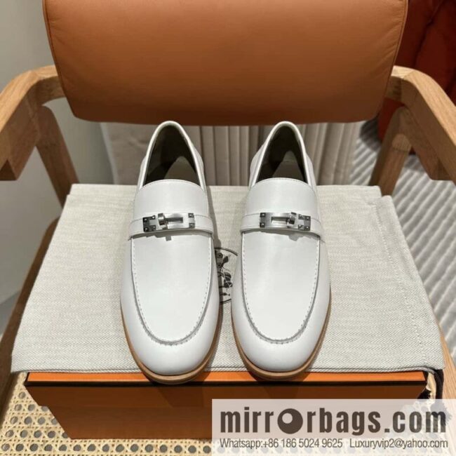 Hermès kelly buckle loafers