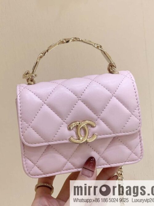 wsxc1696777768947_0-800x800cmp0yzimoo147850_20250718035346.jpg CHANEL 2022cc spring/summer collection, enamel handle small satchel AP2758 pink
