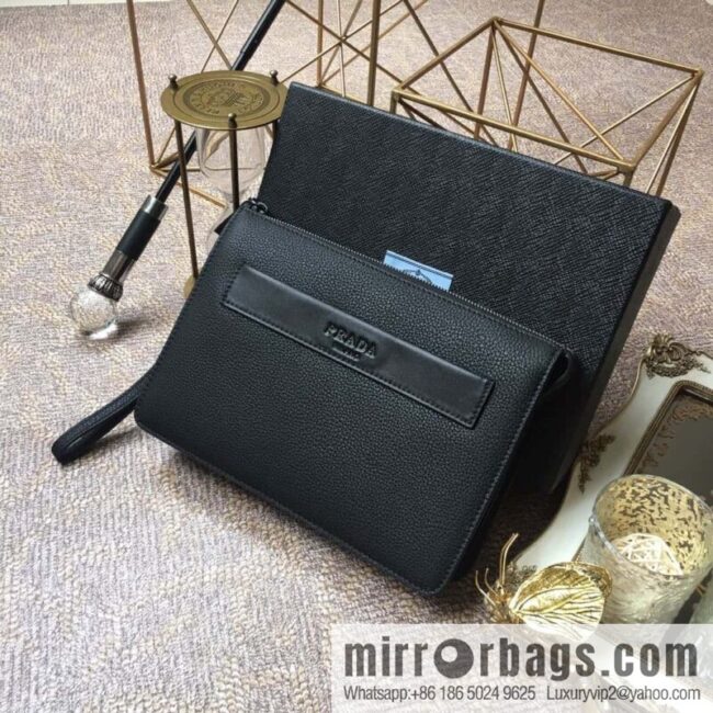 PRADA imported suede pattern, full leather inside and outside, new handbag 001A
