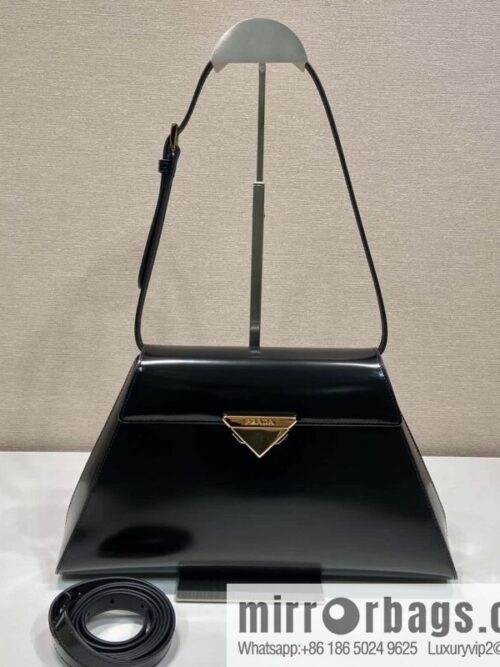 wsxc1696779056184_0-800x800ddh2jwwtfod47781_20250718035307.jpg PRADA imported glossy calfskin shoulder bag 1BD342 black