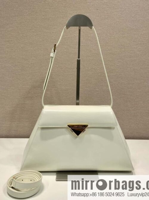 wsxc1696779075032_0-800x800epdshqbbuhs47766_20250718035256.jpg PRADA imported glossy calfskin shoulder bag 1BD342 white